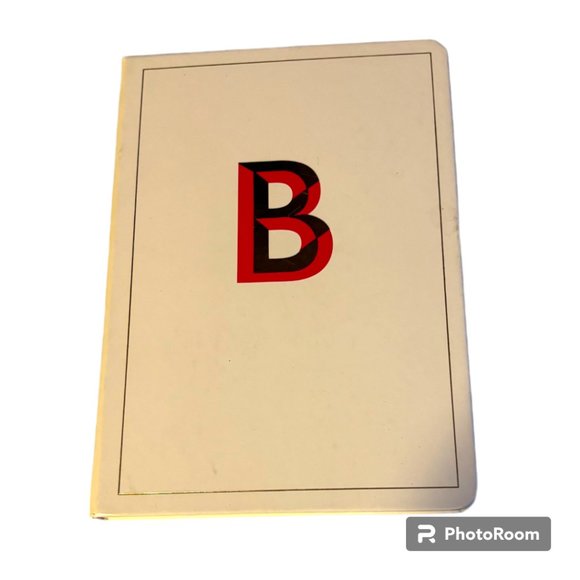 Opal House x Target Monogram Letter B Gold Foil Leaf 5x7 College Rule Journal - Picture 1 of 5
